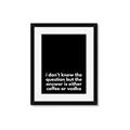 Picture of Coffee or Vodka _GroupedProduct_Rectangle_Portrait_Framed_Matted_