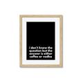 Picture of Coffee or Vodka _GroupedProduct_Rectangle_Portrait_Framed_Matted_