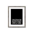 Picture of Coffee or Vodka _GroupedProduct_Rectangle_Portrait_Framed_Matted_