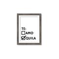 Picture of Tequila Te Amo _GroupedProduct_Rectangle_Portrait_Framed_Matted_