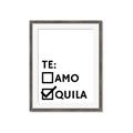 Picture of Tequila Te Amo _GroupedProduct_Rectangle_Portrait_Framed_Matted_