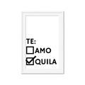 Picture of Tequila Te Amo _GroupedProduct_Rectangle_Portrait_Framed_Matted_