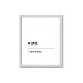 Picture of Quote Wine Hug _GroupedProduct_Rectangle_Portrait_Framed_Matted_