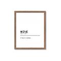 Picture of Quote Wine Hug _GroupedProduct_Rectangle_Portrait_Framed_Matted_