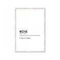 Picture of Quote Wine Hug _GroupedProduct_Rectangle_Portrait_Framed_Matted_