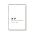 Picture of Quote Wine Hug _GroupedProduct_Rectangle_Portrait_Framed_Matted_