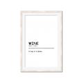Picture of Quote Wine Hug _GroupedProduct_Rectangle_Portrait_Framed_Matted_