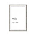 Picture of Quote Wine Hug _GroupedProduct_Rectangle_Portrait_Framed_Matted_