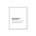 Picture of Quote Whiskey Censored _GroupedProduct_Rectangle_Portrait_Framed_Matted_