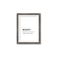 Picture of Quote Whiskey Censored _GroupedProduct_Rectangle_Portrait_Framed_Matted_