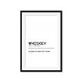 Picture of Quote Whiskey Censored _GroupedProduct_Rectangle_Portrait_Framed_Matted_