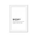 Picture of Quote Whiskey Censored _GroupedProduct_Rectangle_Portrait_Framed_Matted_