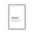 Picture of Quote Whiskey Censored _GroupedProduct_Rectangle_Portrait_Framed_Matted_