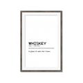 Picture of Quote Whiskey Censored _GroupedProduct_Rectangle_Portrait_Framed_Matted_