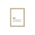 Picture of Quote Gin Question _GroupedProduct_Rectangle_Portrait_Framed_Matted_