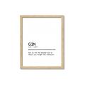 Picture of Quote Gin Question _GroupedProduct_Rectangle_Portrait_Framed_Matted_