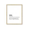 Picture of Quote Gin Question _GroupedProduct_Rectangle_Portrait_Framed_Matted_