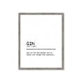 Picture of Quote Gin Question _GroupedProduct_Rectangle_Portrait_Framed_Matted_