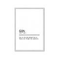 Picture of Quote Gin Question _GroupedProduct_Rectangle_Portrait_Framed_Matted_