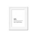Picture of Quote Gin Question _GroupedProduct_Rectangle_Portrait_Framed_Matted_