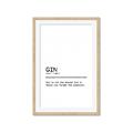 Picture of Quote Gin Question _GroupedProduct_Rectangle_Portrait_Framed_Matted_