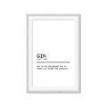 Picture of Quote Gin Question _GroupedProduct_Rectangle_Portrait_Framed_Matted_