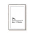Picture of Quote Gin Question _GroupedProduct_Rectangle_Portrait_Framed_Matted_