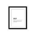 Picture of Quote Beer Stories _GroupedProduct_Rectangle_Portrait_Framed_Matted_