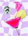 Picture of Disco Martini _GroupedProduct_Rectangle_Portrait_Unframed_Print_Only_