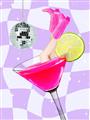 Picture of Disco Martini _GroupedProduct_Rectangle_Portrait_Unframed_Print_Only_
