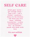 Picture of Pink Self Care _GroupedProduct_Rectangle_Portrait_Unframed_Print_Only_