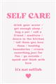 Picture of Pink Self Care _GroupedProduct_Rectangle_Portrait_Unframed_Print_Only_