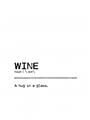 Picture of Quote Wine Hug _GroupedProduct_Rectangle_Portrait_Unframed_Print_Only_