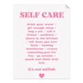 Picture of Pink Self Care _GroupedProduct_Rectangle_Portrait_Unframed_Print_Only_