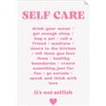 Picture of Pink Self Care _GroupedProduct_Rectangle_Portrait_Unframed_Print_Only_