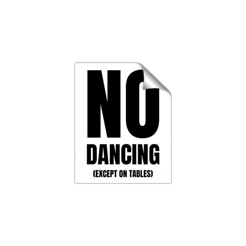 Picture of No Dancing Ok? _GroupedProduct_Rectangle_Portrait_Unframed_Print_Only_