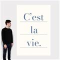Picture of C'est La Vie II _GroupedProduct_Rectangle_Portrait_Canvas_