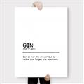 Picture of Quote Gin Question _GroupedProduct_Rectangle_Portrait_Canvas_