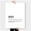 Picture of Quote Beer Stories _GroupedProduct_Rectangle_Portrait_Canvas_