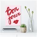 Picture of Red Bonjour Lip _GroupedProduct_Rectangle_Portrait_Canvas_