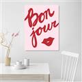 Picture of Red Bonjour Lip _GroupedProduct_Rectangle_Portrait_Canvas_