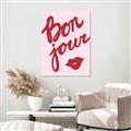 Picture of Red Bonjour Lip _GroupedProduct_Rectangle_Portrait_Canvas_