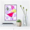 Picture of Disco Martini _GroupedProduct_Rectangle_Portrait_Canvas_Framed_