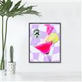 Picture of Disco Martini _GroupedProduct_Rectangle_Portrait_Canvas_Framed_