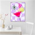Picture of Disco Martini _GroupedProduct_Rectangle_Portrait_Canvas_Framed_