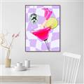 Picture of Disco Martini _GroupedProduct_Rectangle_Portrait_Canvas_Framed_