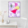 Picture of Disco Martini _GroupedProduct_Rectangle_Portrait_Canvas_Framed_