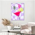 Picture of Disco Martini _GroupedProduct_Rectangle_Portrait_Canvas_Framed_
