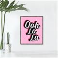 Picture of Ooh La La _GroupedProduct_Rectangle_Portrait_Canvas_Framed_