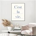 Picture of C'est La Vie II _GroupedProduct_Rectangle_Portrait_Canvas_Framed_